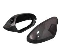 Exterior Mirror Side Mirror Caps Carbon Fiber Covers Rear View With Lane Change Assist A6 C7 4G S6 RS6 2012-2016(Replace With Assist)