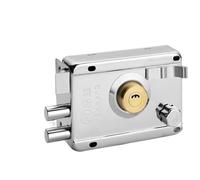 Exterior Multiple Door Lock Front Padlocks Heavy-Duty Gear Right Open with Edge 1Pcs(B Type,with DEADBOLT_Right)