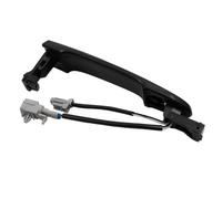 Exterior Outer Door Handle Front Left N/S Passenger Left Side Door Handle Keyless Entry Energy Saving Reliability For Nissan For Juke 10-19 Matt Black Cover Side Door Handle