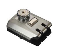 Exterior Security Door Lock with 6 Keys Heavy Duty Gate Lock Anti-Theft Night Latch for Residential and Commercial Use