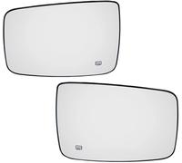 Exterior Side Reflective Glass Lens For Dodge For Ram 1500 2500 2009-2019 Side Car Rearview Mirror Glass Heated(Left Right)