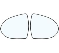 Exterior Side Reflective Glass Lens For KIA For Sportage R 2011-2015 Car Side Wing Rear View Mirror Glass Door(With heat,Left Right)