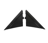 Exterior Side View Mirror Triangle Trim, Driver and Passenger Side Mirror Flag Applique Panel Replacement for FIAT 500 2012-2017, Door Mirror Flag Cover Molding, 1SH17KX7AA(Glossy Black)
