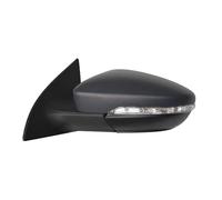 Exterior Side Wing Mirror Assembly Car Side Rearview Mirror Assembly For VW For Scirocco 2009-2018 Door Wing Mirrors Auto Heated Fold Turn Signal Light(9 Wires Titanium Left)