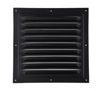 Exterior Wall Air Vent Grille Cover Square Aluminum Construction for Consistent Airflow in Kitchens Bathrooms and Institutional Areas (200x200mm)