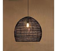 Exterior Wall Lanterns Hand-Woven Rattan Wicker Lantern Chandeliers Rattan Pendant Lamp Hanging Lamp Home Cafe Restaurant Hand Lamp Retro Industrial Bedroom Bedside Lighting E27