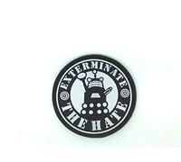Exterminate The Hate Dr Who Dalek Cosplay PVC Airsoft Patch