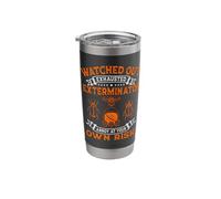 Exterminator Pest Control Eradicator Exhausted Terminator Stainless Steel Insulated Tumbler