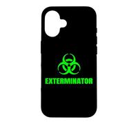 Exterminator Pest Control Technician Cool Biohazard Symbol Case for iPhone 16