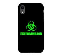 Exterminator Pest Control Technician Cool Biohazard Symbol Case for iPhone XR