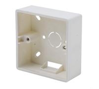 External 86 Type Junction Box for Wall Mounting, PVC Switch and Socket Enclosure with Heat Resistance, for surface Mounted Electrical Box(White)