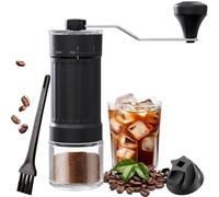 External Adjustable Manual Coffee Grinder, with High Precision Ceramic Contemporary Conical Burr, 40-Grade Portable Adjustable Settings, for Aeropress, Espresso, Pour Over, French Press, Moka pots