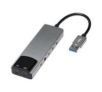 External Audio Converter Aluminium Alloy External Audio Card AC-3 DTS Headphone Adapter Soundcard 7.1 5.1 Channel Optical for Laptop Desktop