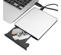 External Blu Ray Burner, USB3.0 Portable Slim CD/DVD/BDs Burner,3D Blu-Ray PC Optical Drive Disc Burner,High-Speed Mobile Data Transfer Writer Recorder for Desktop Notebook