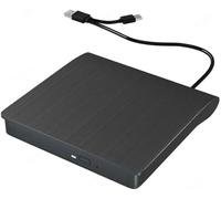 External Blu Ray Drive, USB 3.0 Portable Optical Drive, CD DVD Burner, Plug and Play Slim Design for Laptop, Desktop, Mac, Windows, Linux - 3D Blu Ray Player