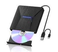 External Blu-ray Drives for Laptop, External Blueray/dvd Drive for PC, USB 3.0 and Type-C Bluray Burner, CD DVD Blu Ray Disc Reader Writer Compatible with Windows XP/7/8/10, Laptop, Desktop, MacOS