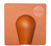 External Brick Burst Buster Plate - Cable Wall Entry Tidy Cover Satellite Coaxial aerial (10, Brown)