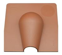 External Brick Burst Buster Plate - Cable Wall Entry Tidy Cover Satellite Coaxial Aerial (4, Brown)