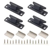 External Cabinet Lock for RVs and Yachts, Nylon and Stainless Steel Construction, Ideal for Home Decoration and Vehicle Security (White)