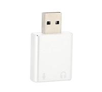 External Card USB 2.0 Full Speed Aluminum Alloy Sound Card Adapter for 98SE / / 2000 / XP/Vista / WIN7 / Win8 / Server/MacoS 10 or Higher