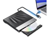 External CD DVD Drive, USB-C 3.0 Portable Reader Writer for Laptop, Desktop, PC, Mac, IOS, Windows 11/10/8/7/XP/Linux
