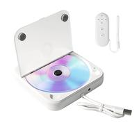 External CD Player for Car, Portable Car CD Player with USB &3.5mm AUX Port, Compatible with CD/CD-R/CD-RW/MP3/WAV for Vehical, TV, Laptop