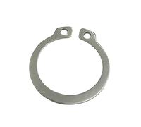 External Circlips Snap Retaining Rings, Gourd Stainless Steel Shaft C-type Elastic External Circlip Retaining Ring Washers Pack Of 50 M8-M18(M17)