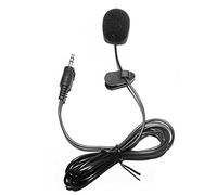 External Clip-on Lapel Microphone 3 5mm Jack Wired Condenser Mic for Phone Handsfree Teaching Speeching High Performance Real Sound Reproduction Portable Lightweight Multi-function