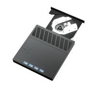 External Disc Drives For Laptop USB Portable Disc Player Burners External Disk Drives With Card Reader 4 USB3.0 Ports Portable Player