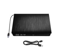 External Drive for Laptop, High Speed Transfer with USB 3.0 Connection as Disc Reader, External Reading Burner for PC, for Burning, Reading, Writing, Data Backup, Home, Indoor, Office