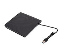 External DVD Drive, External DVD Drive Portable Ultra Thin Type-C USB 3.0 High Speed External CD Drive for Windows for Linux for OS X