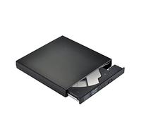 External DVD Drive Optical Drive USB 2.0 CD ROM Player CD-RW Burner Writer Reader Recorder Portatil For Laptop(Nero)