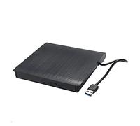 External DVD Drive USB 3.0 Portable CD DVD RW Drive Writer Burner Optical Player Compatible Laptop Desktop(Nero)