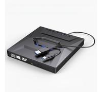 External DVD Drive, USB 3.0 Type C High Speed 5Gbps, CD/DVD ROM Rewriter Writer Reader, Plug and Play DVD Burner for Laptop PC Desktop Computer, Compatible for Windows for Linux for Mac