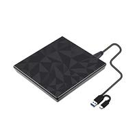 External DVD Drive USB3.0/Type C & USB DVD-RW CD-RW CD Portable Optical Drive Player For PC Laptop OS