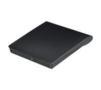 External DVD Player USB 3.0 Portable DVD RW Drive CD Burner Compatible Laptop Desktop Black(Black)