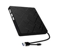 External DVDS Drive USB 3.0 Type C CDS Burner Writer 10000H Home Office Use Portable External DVD Drive Life