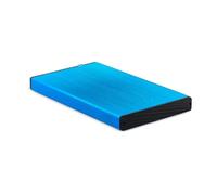 External Enclosure 2.5", SATA, USB 3.0/3.1 Gen1, 95mm, Blue, Ideal for storing and transferring data from hard drives and SSD.
