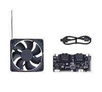 External Exhaust Fan Kit for BambuLab for p2s for 3D Printer Air Filter | Plastic And Metal Build, for Smart Filament Adaptation, Post-print Air Cleansing, Easy Installation, Removes ABS And PA Fumes