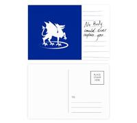 External Ferocious Ability Flame Gods Beasts Postcard Card Important Person Anniversary