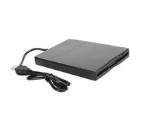 External Floppy Disk Drive, 3.5 Inch Card Reader Floppy Disk Drive Portable Floppy Disk Drive for Notebook Computer for Gaming No Additional Drivers for PC Laptop Desktop