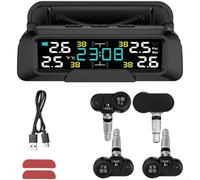 External for tpms Sensors ABS Plastic Four-Tire Monitor External(Built-in)