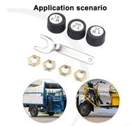 External for tpms Sensors for Motorcycle 0-8 Bar Range External | 5.0 fast connection, stable data transmission, long receiving distance, real-time monitoring