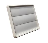 External Gravity Flap White To Fit 100mm Connections