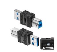 External Hard Drive Adapter,USB 3.0 To B Adapter For Printers | High Speed Data Transfer Plug & Converter For Laptops, Tablets, Computer Stations And Docking Stations