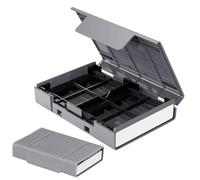 External Hard Drive Case - Hard Drive Carrying Case - Pouch Holder For Computer Accessories | Multi-Functional Dust-Proof/BG With Internal Stand, Protective Shockproof Organizer For External D