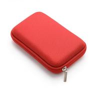 External Hard Drive Case - Protective Carry Case for 2.5 Inch Portable Hard Drive & SSD, Fits WD My Passport, Elements, Seagate Expansion, Toshiba Canvio, Samsung T7, SanDisk - Cable & SD Card Pocket