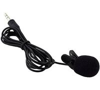 External Lavalier Microphone Wired 3.5mm Jack Hands Free Clip-on Lapel Mic for Podcast Recording Smartphone PC Laptop Clever