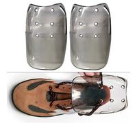 External Metatarsal Shoe Protectors for Welders - Flame-Retardant, Shockproof & Wear-Resistant Safety Shoe Covers, Gray, 12.5 x 10 x 5 cm (Pack of 2)