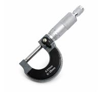 External Micrometer Metric 0-25mm High Precision with Carbide Tipped Anvils Metalworking Engineering and Mechanic Car Repair Precise Measuring Tool TOPWAY 401301